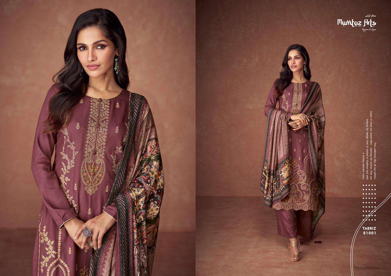 Mumtaz The Tabriz Wool Pahsmina Salwar Kameez Wholesale catalog