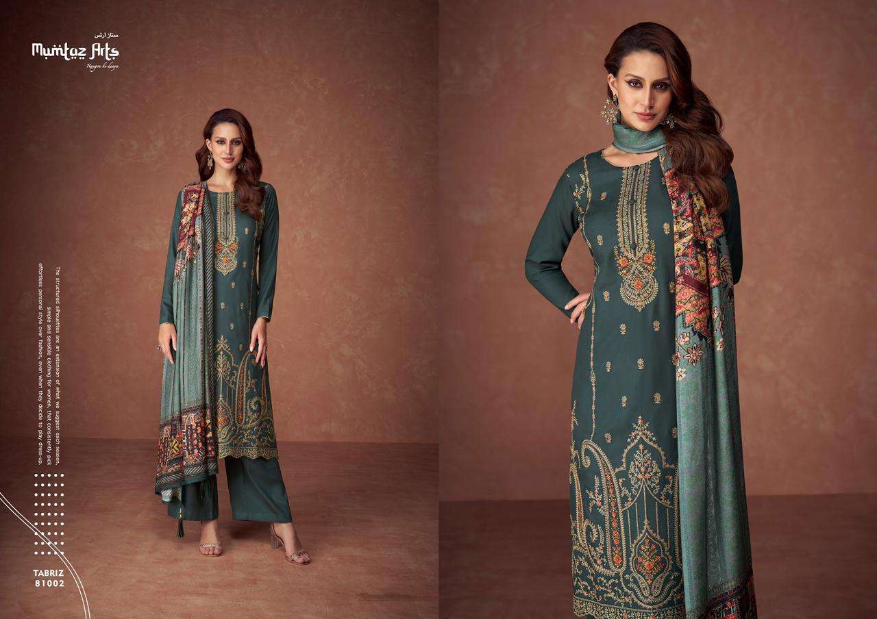 Mumtaz The Tabriz Wool Pahsmina Salwar Kameez Wholesale catalog