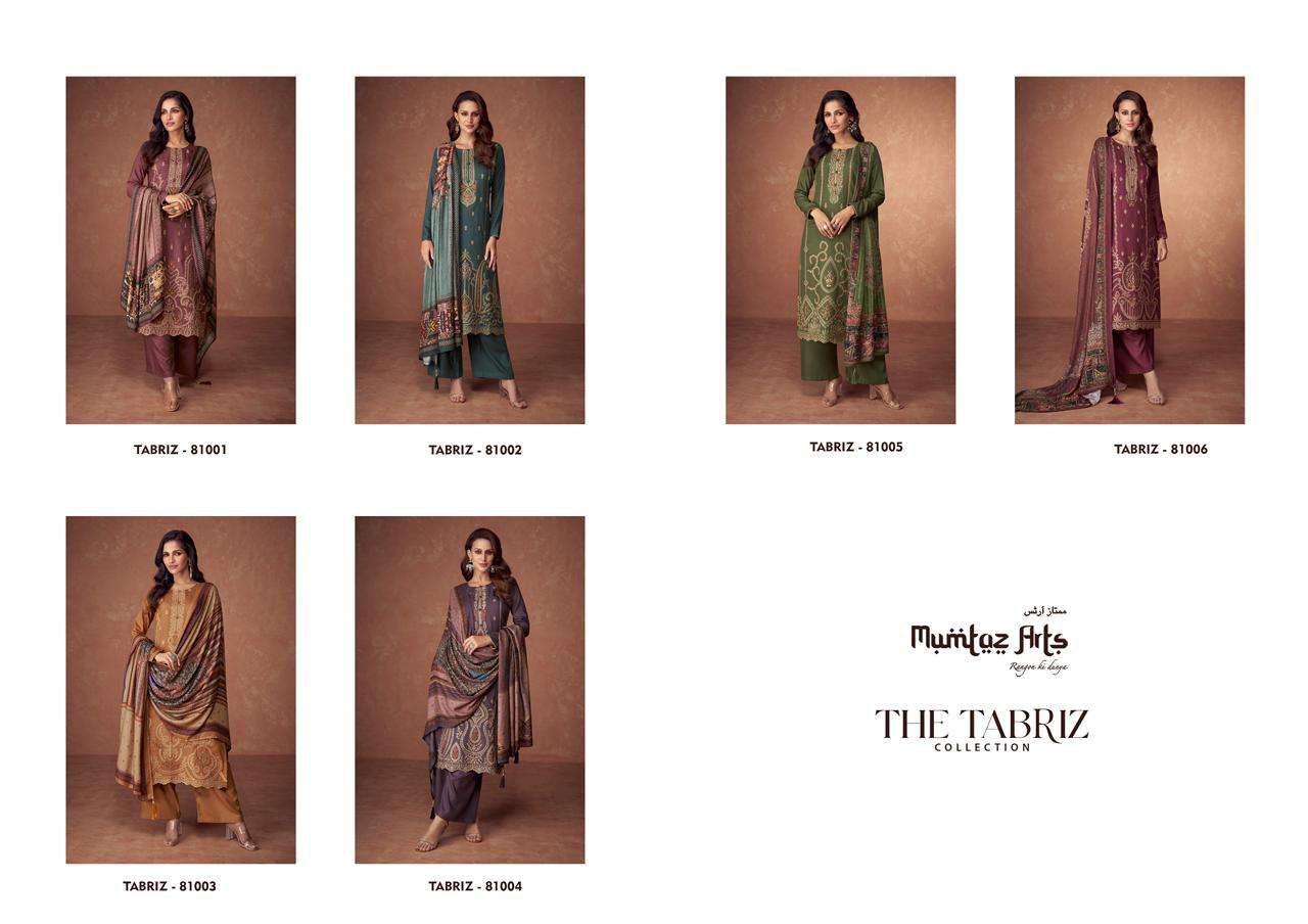 Mumtaz The Tabriz Wool Pahsmina Salwar Kameez Wholesale catalog