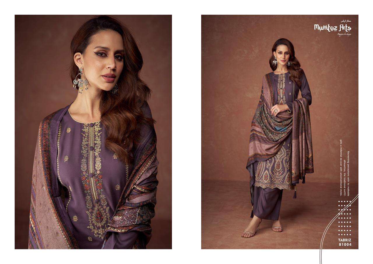Mumtaz The Tabriz Wool Pahsmina Salwar Kameez Wholesale catalog
