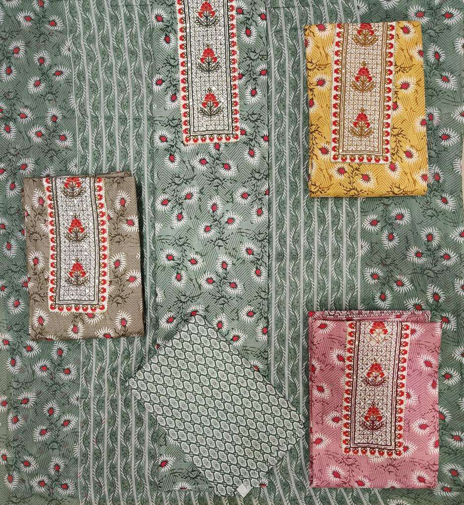 Muskan Dresses Vol-2 – Two Tone 4 Matching Suit - Wholesale Catalog