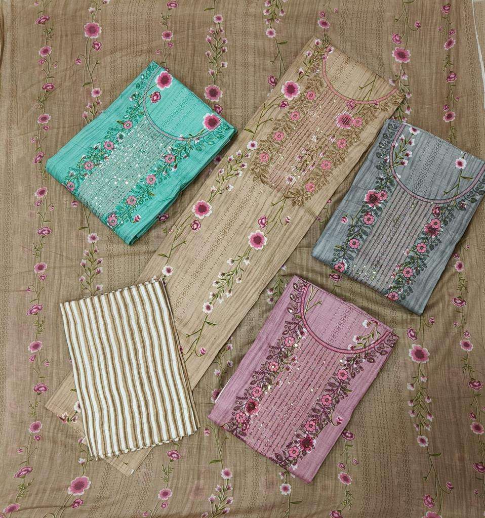 Muskan Dresses Vol-2 – Two Tone 4 Matching Suit - Wholesale Catalog