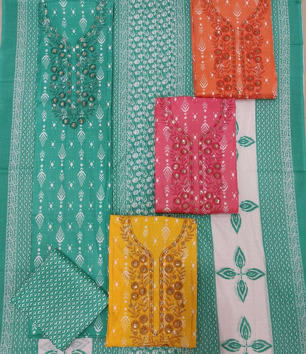 Muskan Dresses Vol-2 – Two Tone 4 Matching Suit - Wholesale Catalog