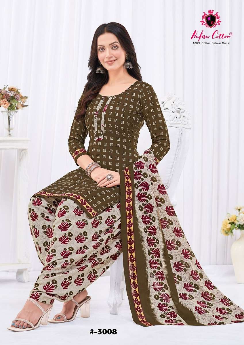 Nafisa Seven Star Vol-3 – Dress Material - Wholesale Catalog