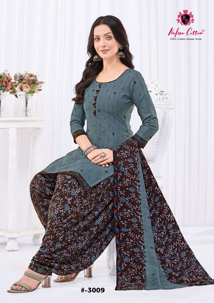 Nafisa Seven Star Vol-3 – Dress Material - Wholesale Catalog