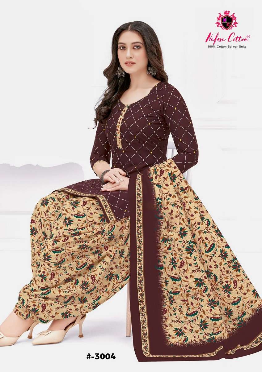 Nafisa Seven Star Vol-3 – Dress Material - Wholesale Catalog