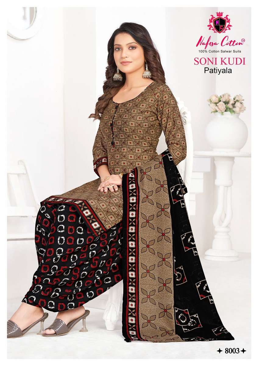 Nafisa Soni Kudi Patiyala Vol-8 -Dress Material -Wholesale Catalog