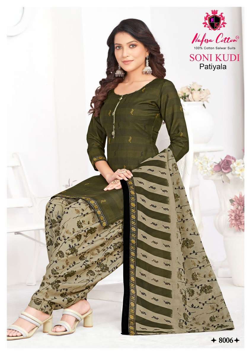 Nafisa Soni Kudi Patiyala Vol-8 -Dress Material -Wholesale Catalog
