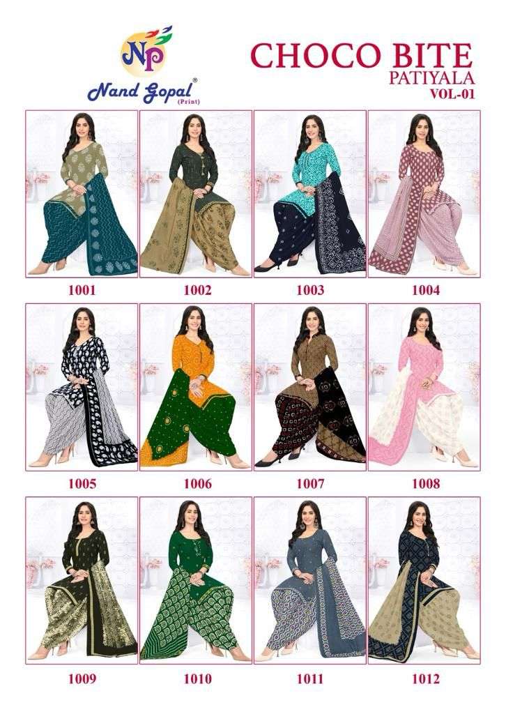  Nand Gopal Choco Bite Patiyala Vol -1 -Wholesale Catalog