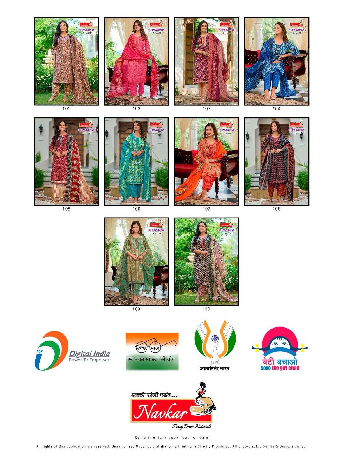 NAVKAR SHYAMA VOL - 1 Kurti Wholesale catalog