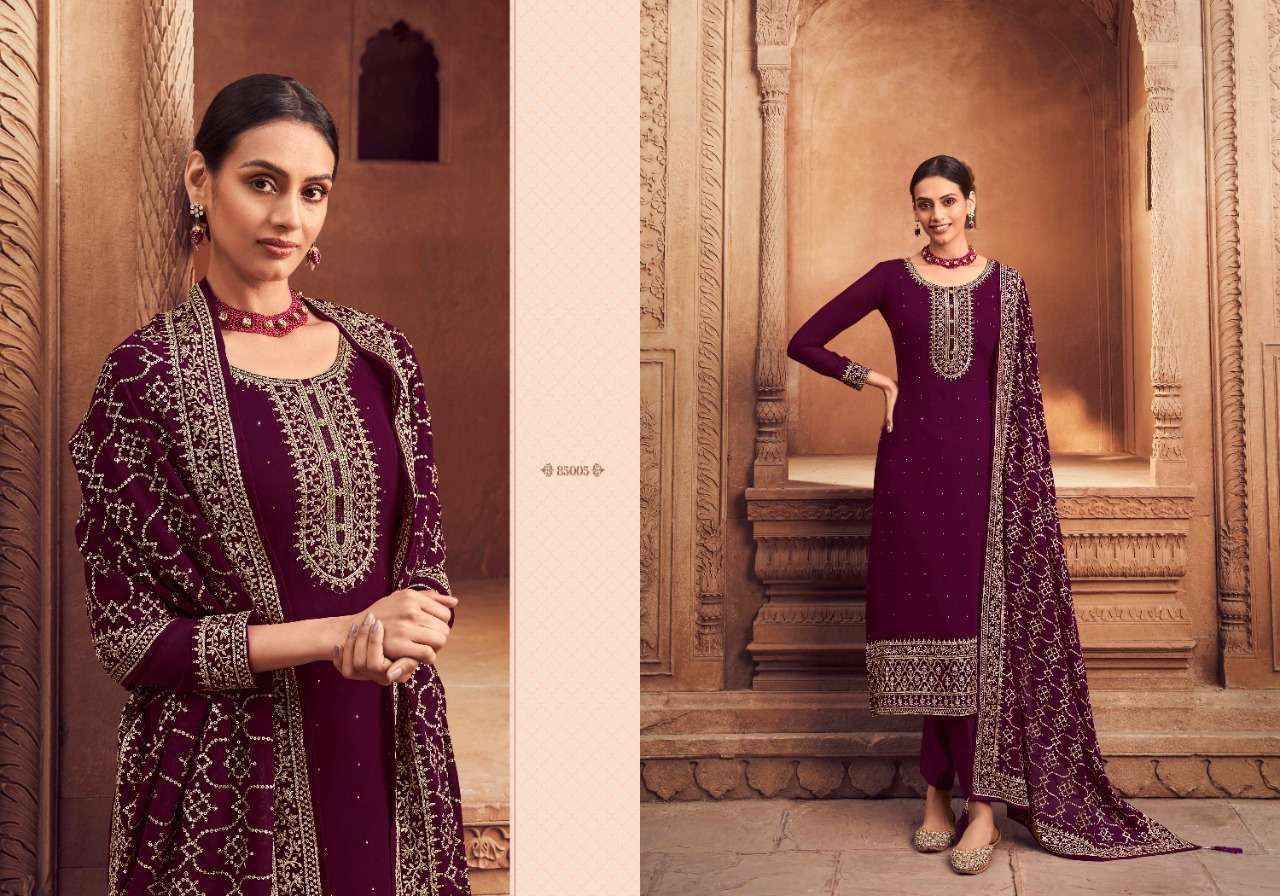 Nitya Vol 185 Embroidery Georgette Salwar Suit Wholesale catalog