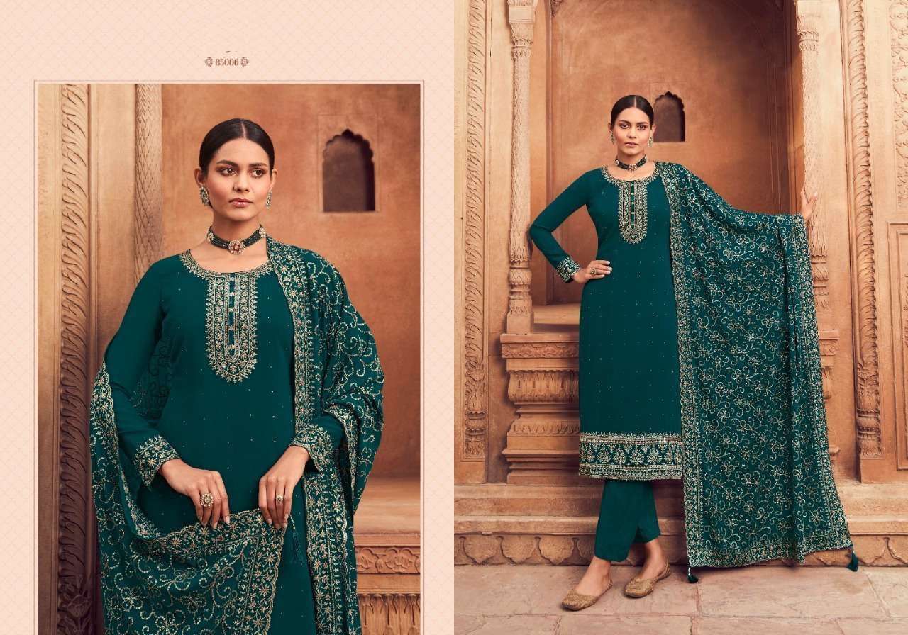 Nitya Vol 185 Embroidery Georgette Salwar Suit Wholesale catalog