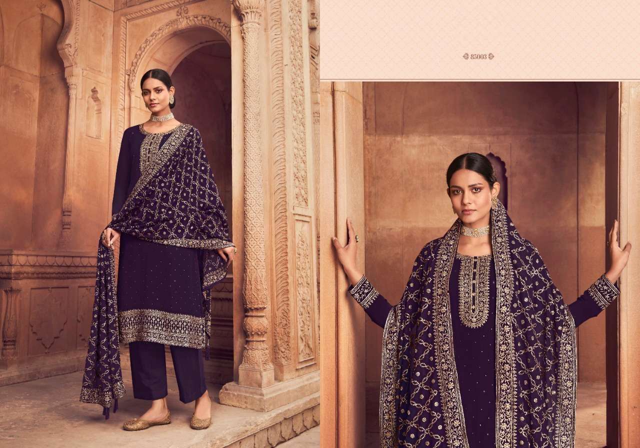 Nitya Vol 185 Embroidery Georgette Salwar Suit Wholesale catalog