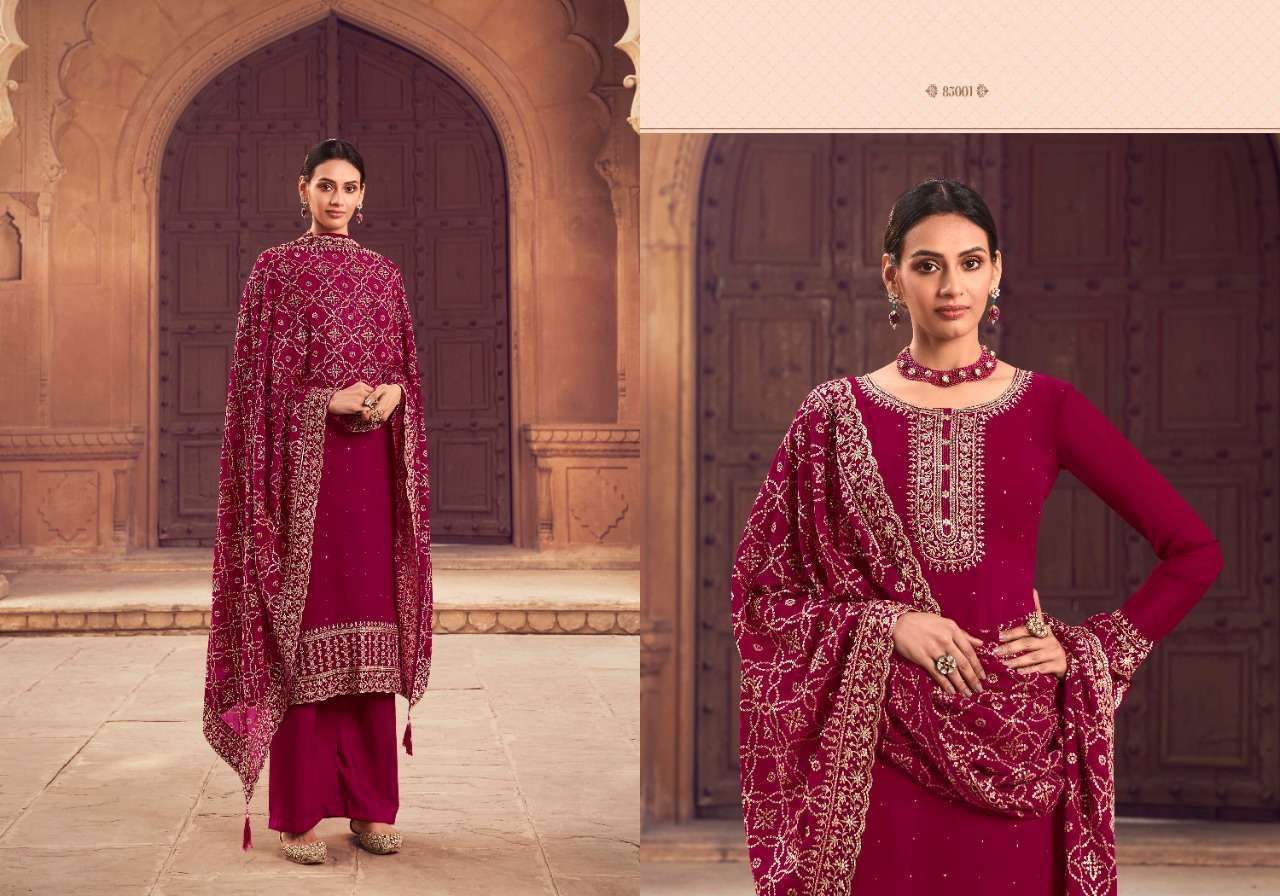 Nitya Vol 185 Embroidery Georgette Salwar Suit Wholesale catalog