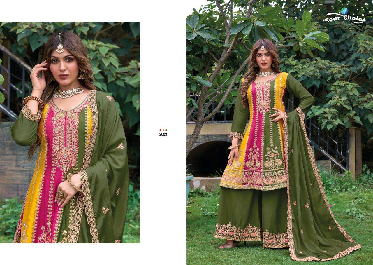 ORRA-2 Heavy Chinon  Salwar Kameez Wholesale catalog
