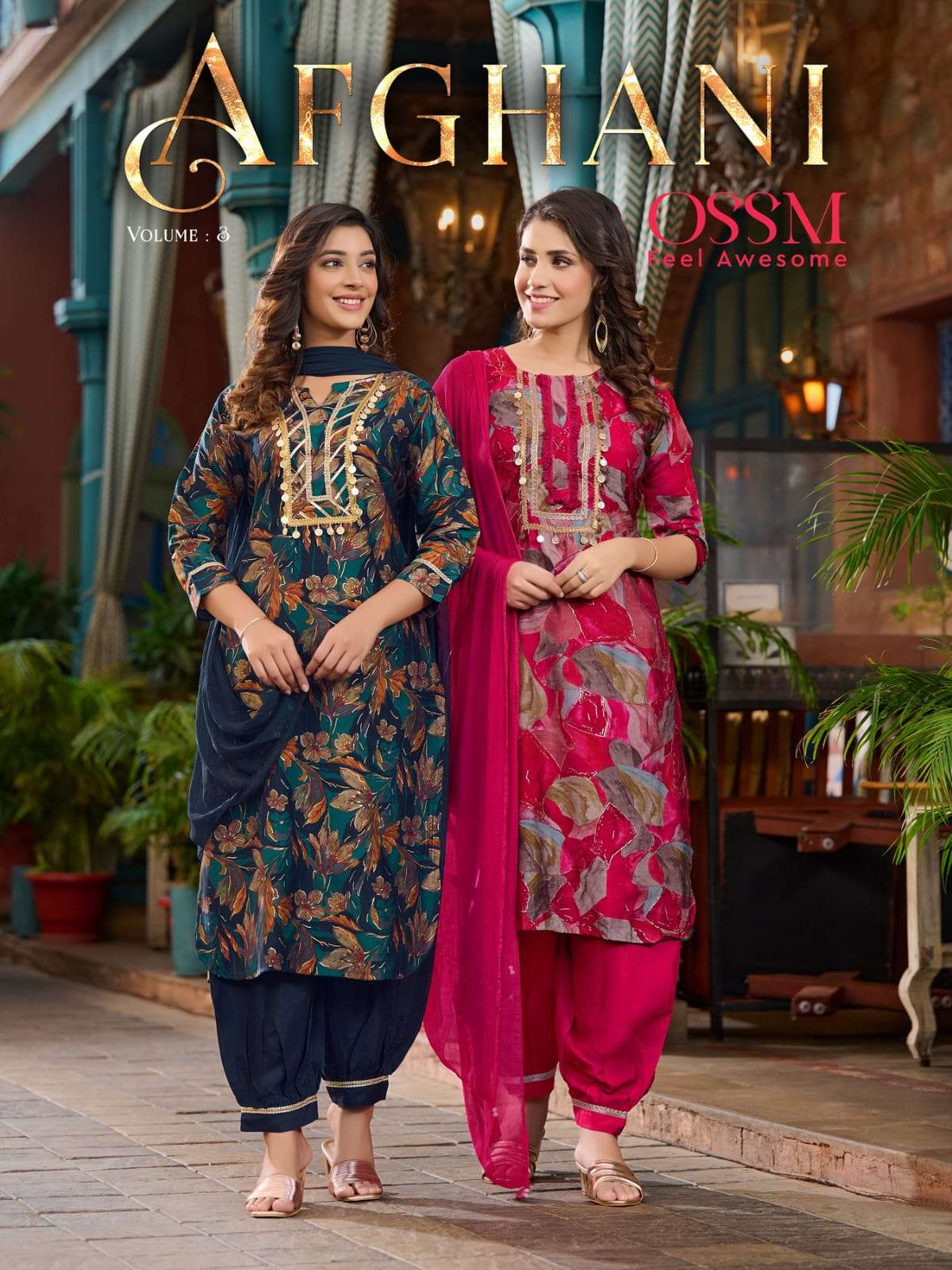 OSSM AFGHANI Vol 03 Kurti Wholesale catalog