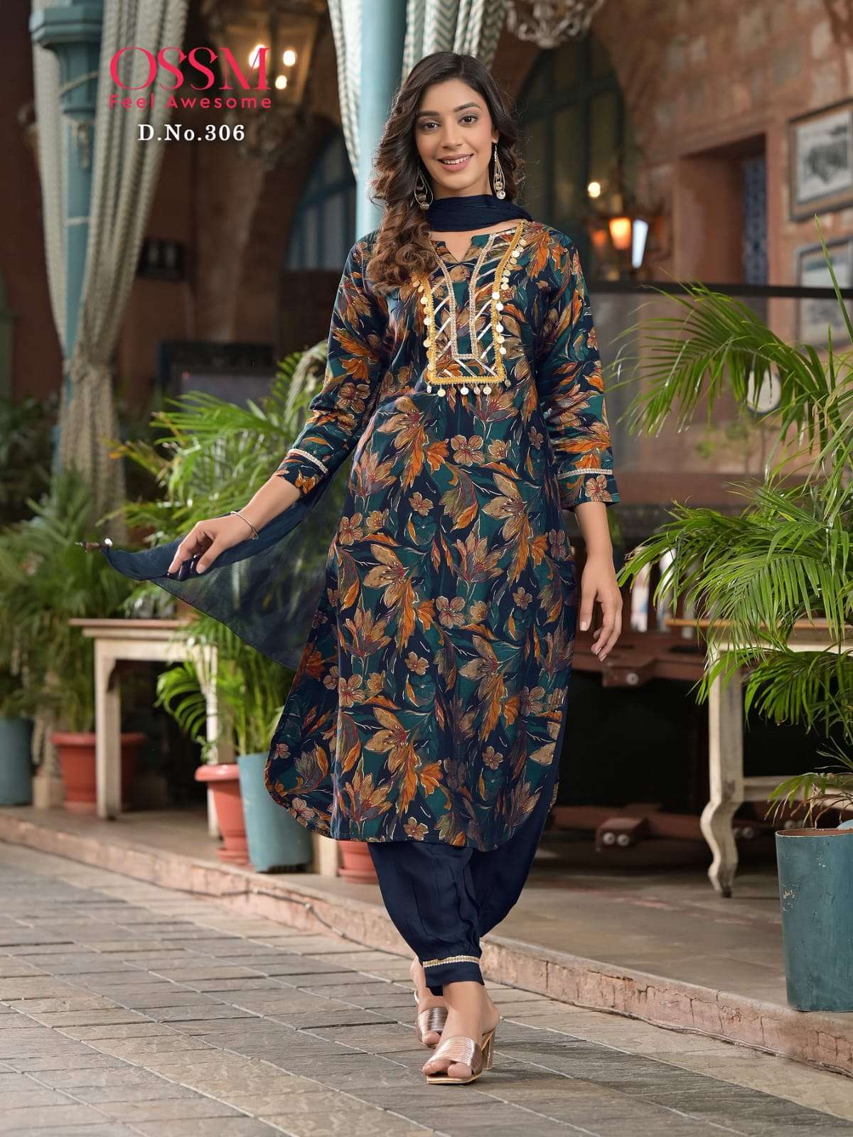 OSSM AFGHANI Vol 03 Kurti Wholesale catalog