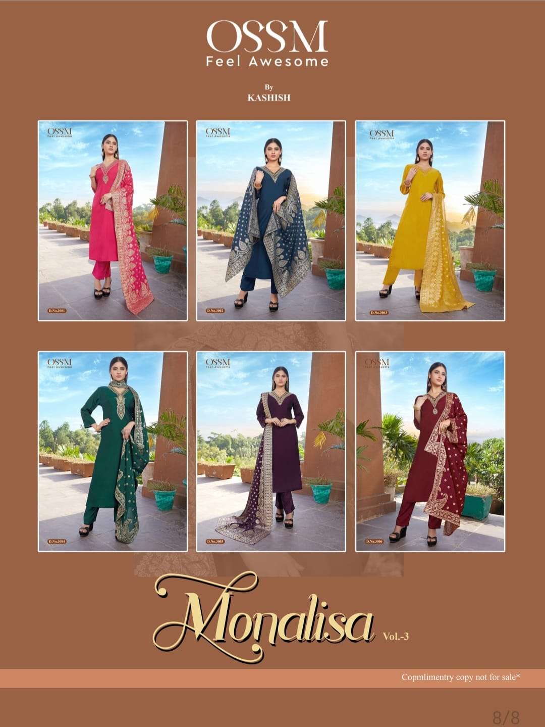 OSSM MONALISA vol 03 Kurti Wholesale catalog