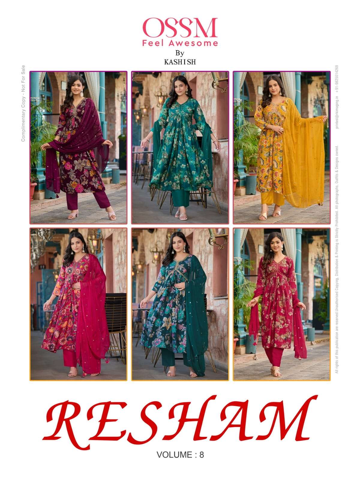 OSSM RESHAM vol 08 Kurti Wholesale catalog