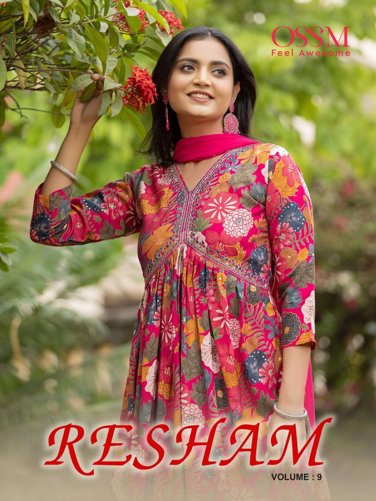 OSSM RESHAM vol 09 Kurti Wholesale catalog