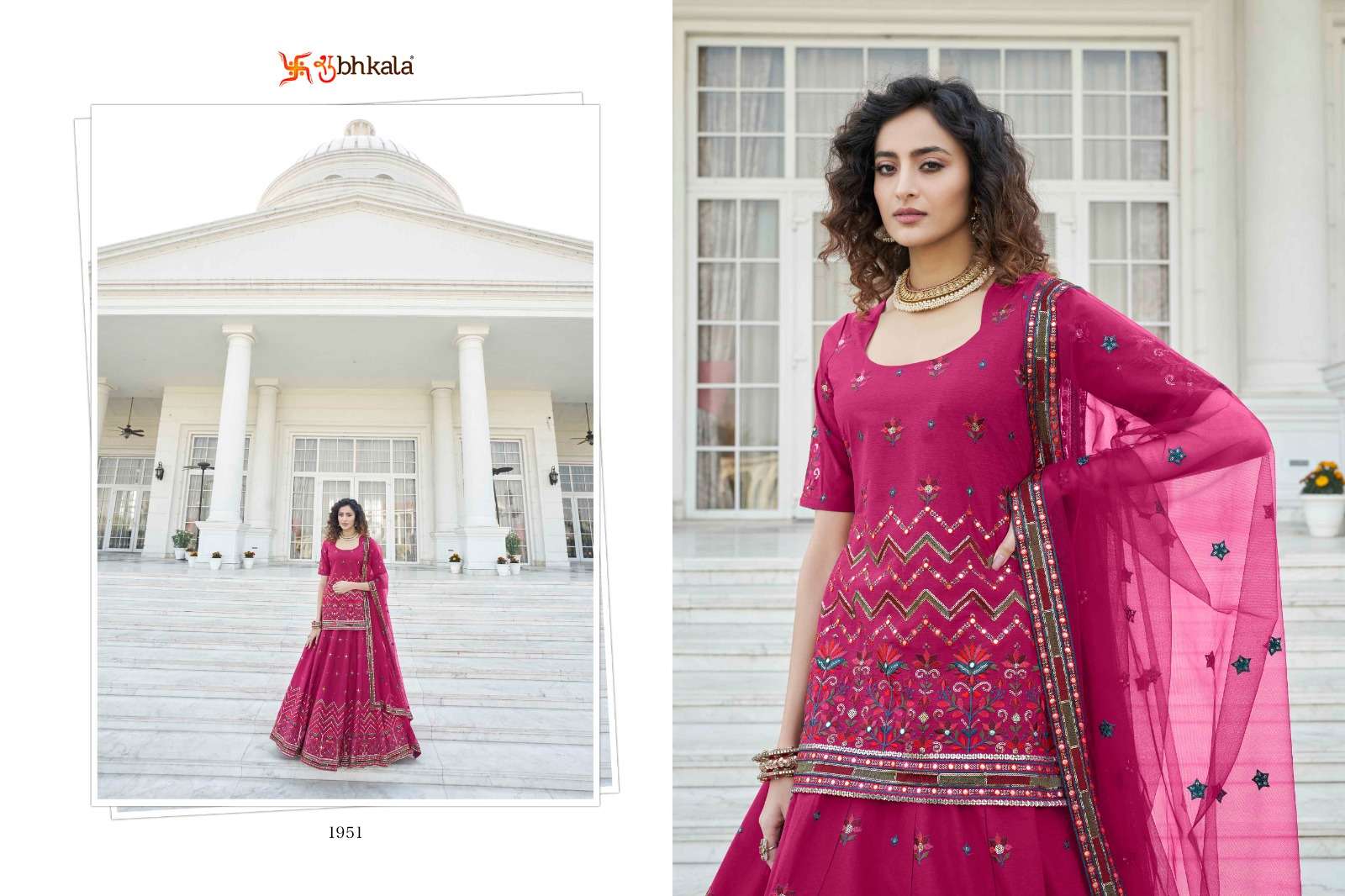 PARAMPARA VOL. 1 Bridal Gota Patti with Thread Embroidered Semi Stitched Lehenga Choli Wholesale catalog