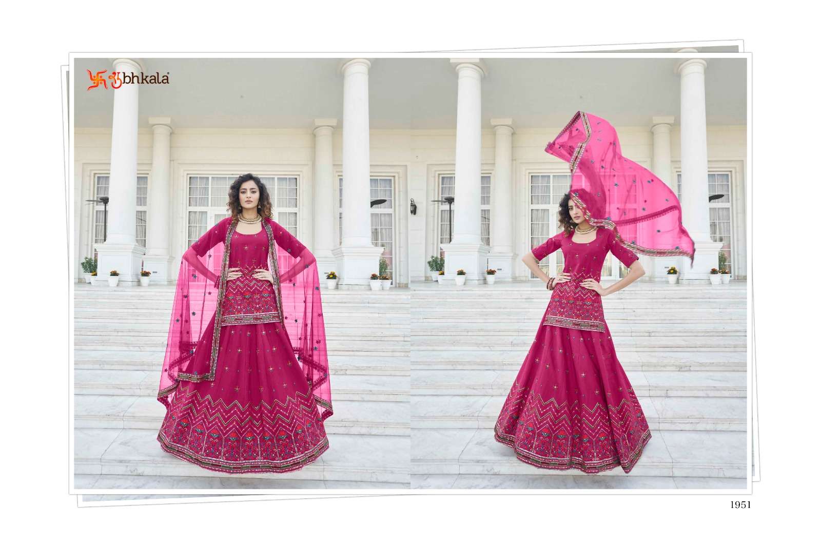 PARAMPARA VOL. 1 Bridal Gota Patti with Thread Embroidered Semi Stitched Lehenga Choli Wholesale catalog