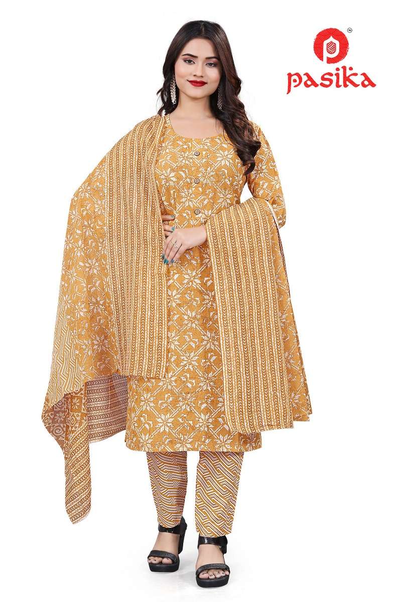Pasika Akash With Kurti Pant Dupatta Vol -1 -Wholesale Catalog