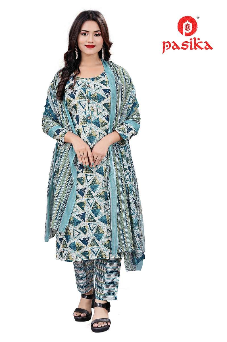 Pasika Akash With Kurti Pant Dupatta Vol -1 -Wholesale Catalog