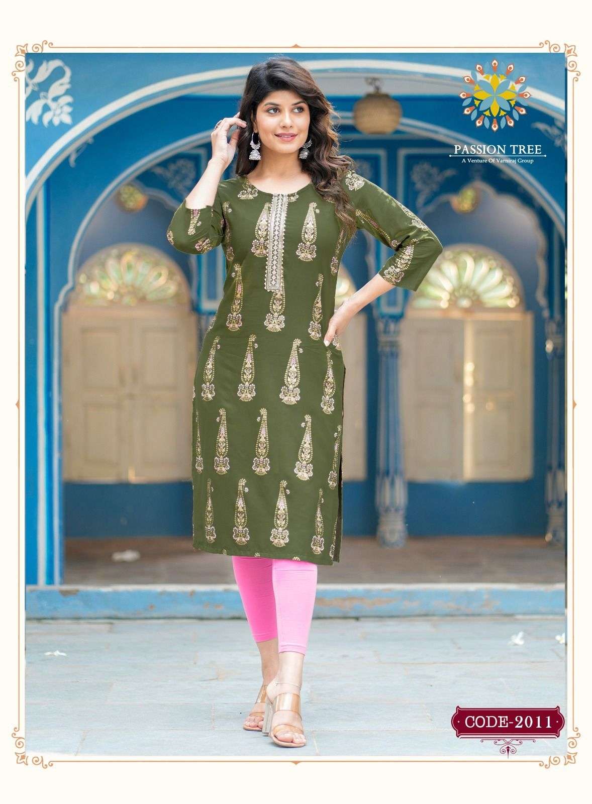 PASSION TREE ALBELI Vol.2 Kurti Wholesale catalog