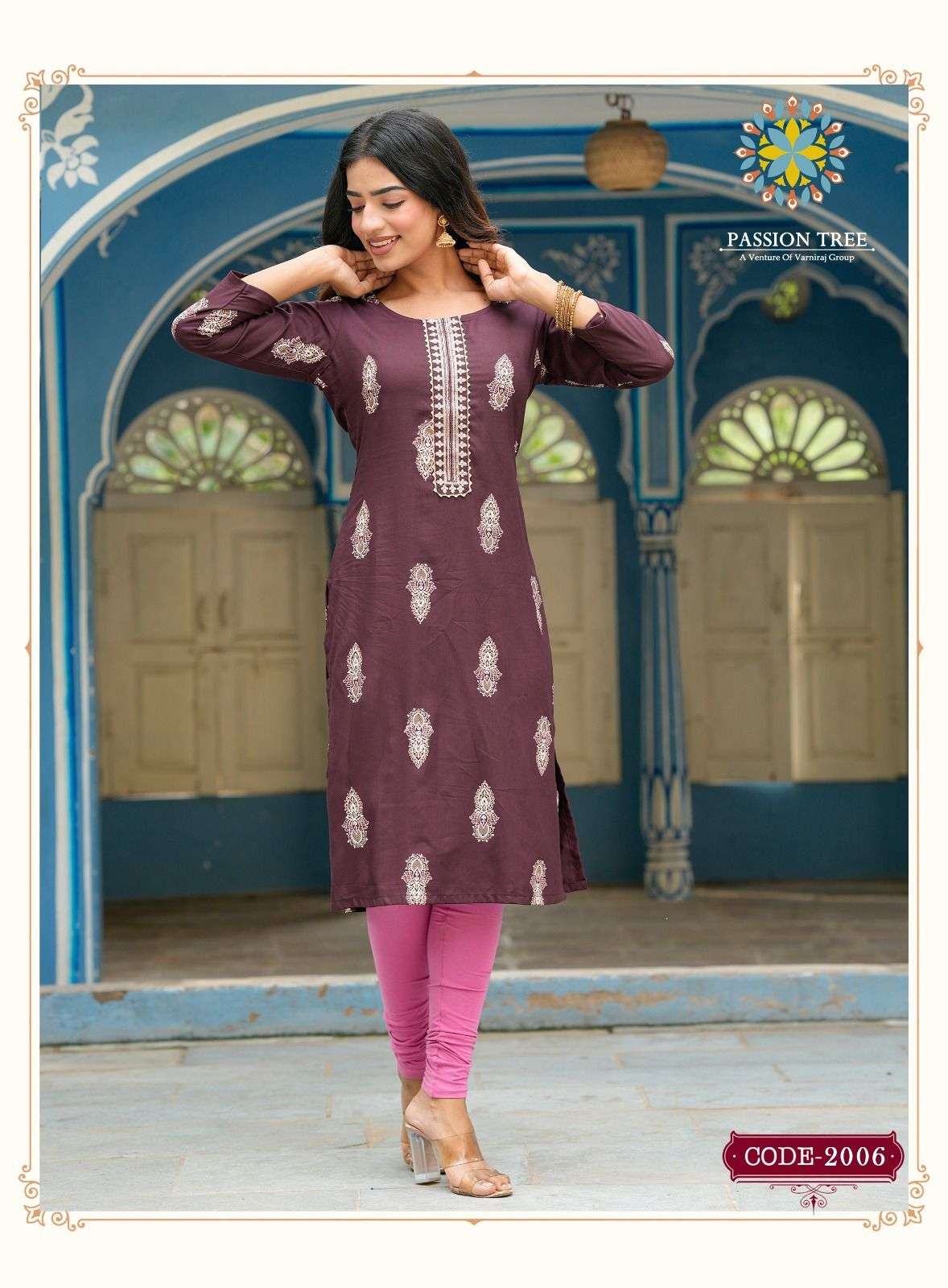 PASSION TREE ALBELI Vol.2 Kurti Wholesale catalog