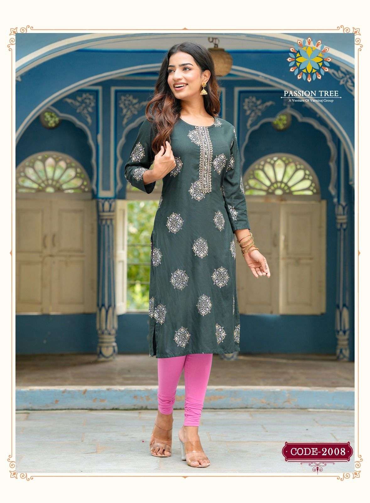 PASSION TREE ALBELI Vol.2 Kurti Wholesale catalog
