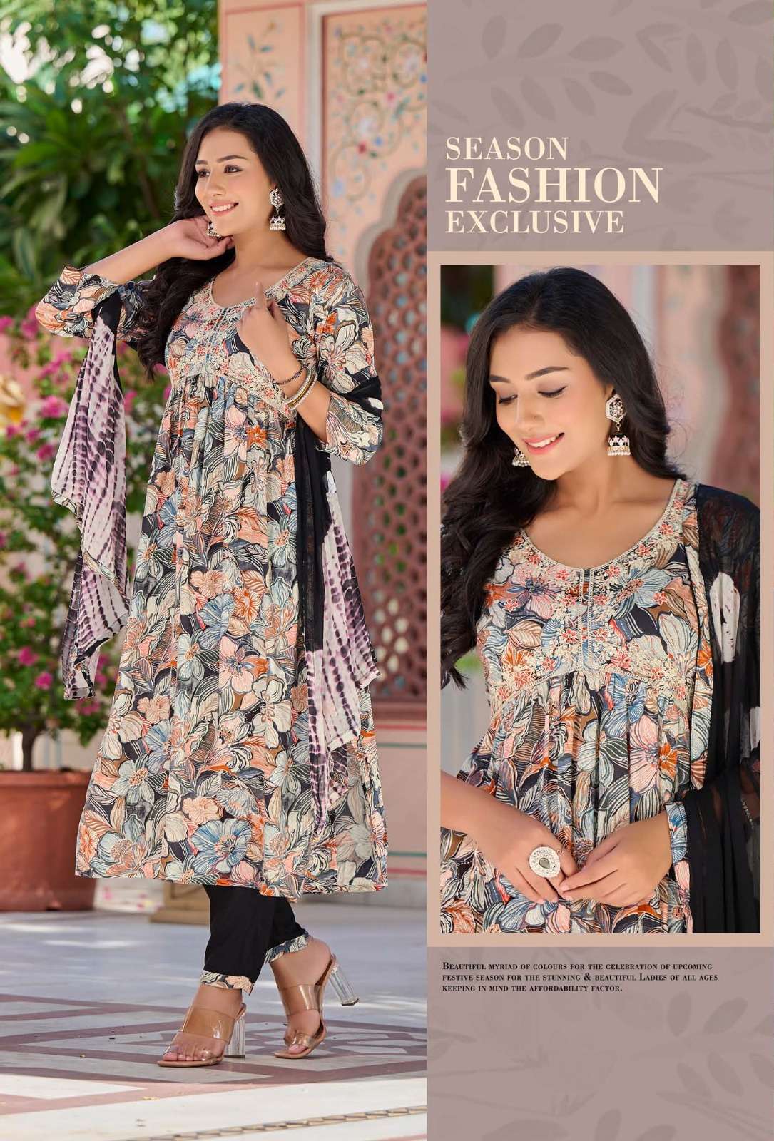 POPULAR Kurti with Pant with duppata Wholesale catalog