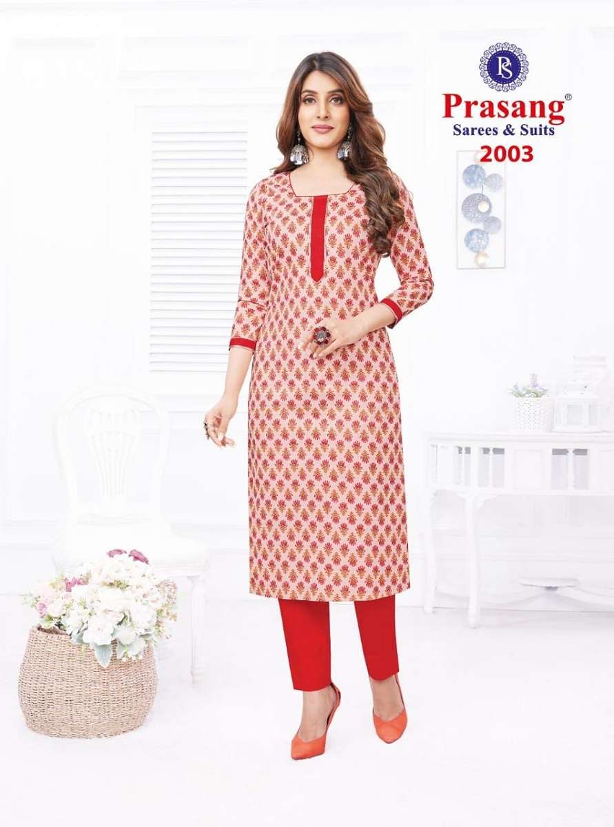 Prasang Alfa Vol-2 - Kurti With Pant - Wholesale Catalog