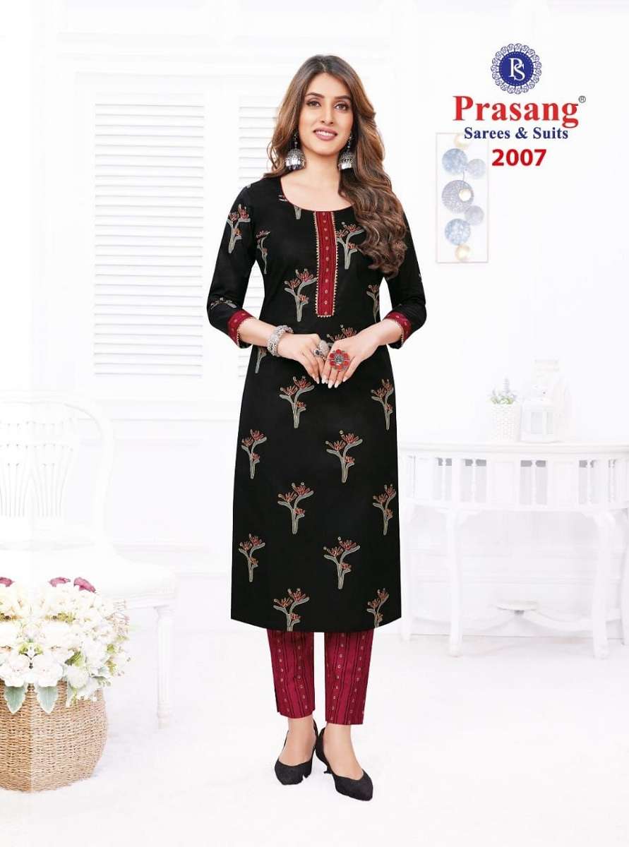 Prasang Alfa Vol-2 - Kurti With Pant - Wholesale Catalog