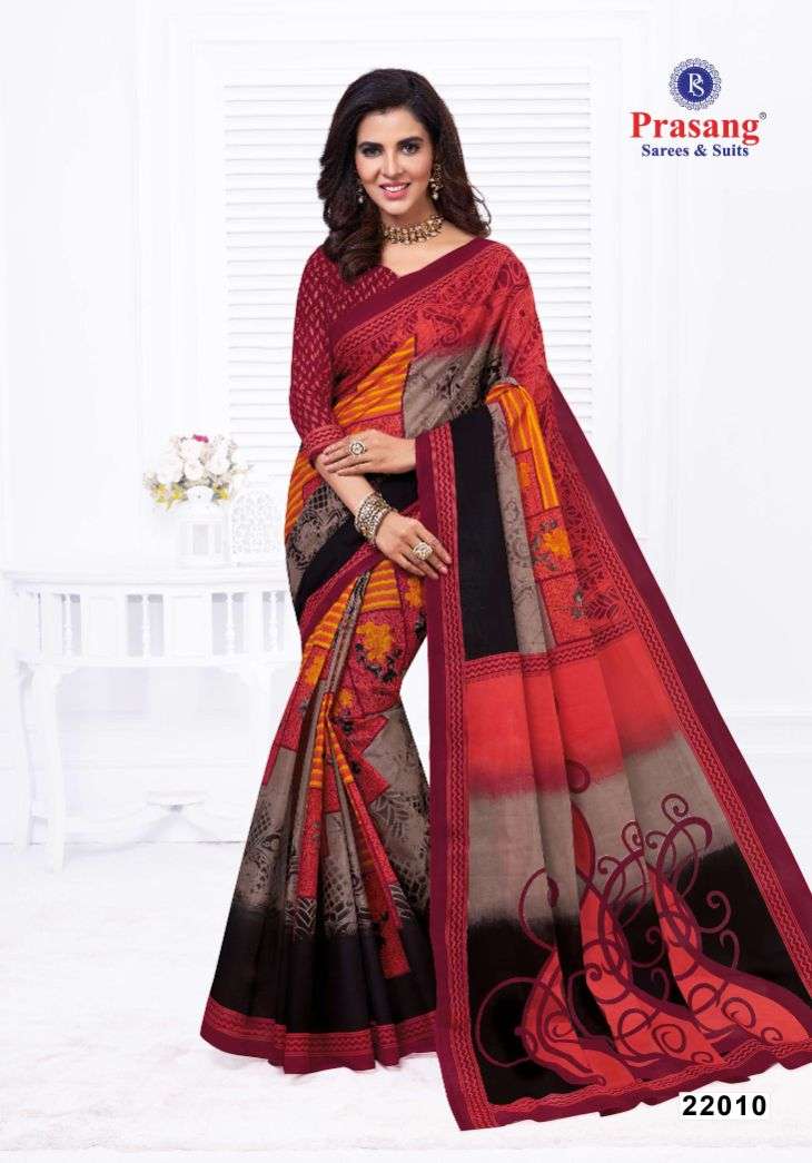 	Prasang Suncity Vol-22 – Cotton Saree -Wholesale Catalog