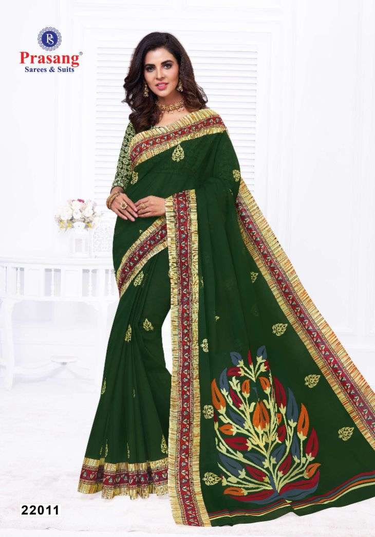 	Prasang Suncity Vol-22 – Cotton Saree -Wholesale Catalog