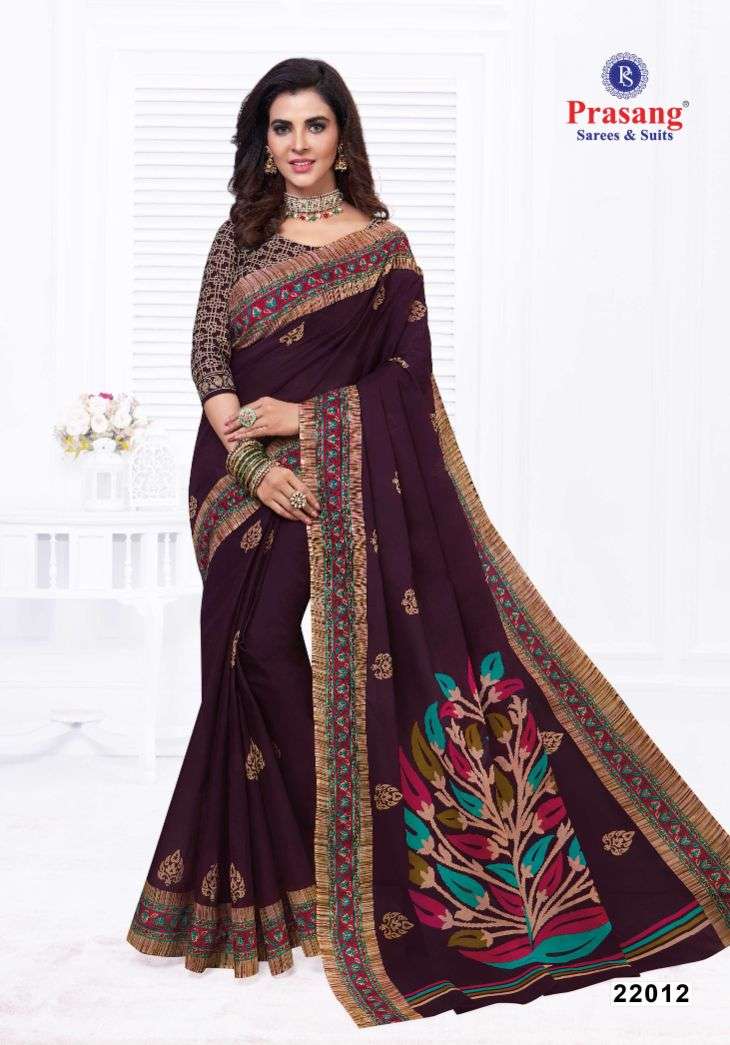 	Prasang Suncity Vol-22 – Cotton Saree -Wholesale Catalog
