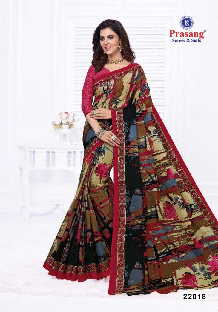 	Prasang Suncity Vol-22 – Cotton Saree -Wholesale Catalog