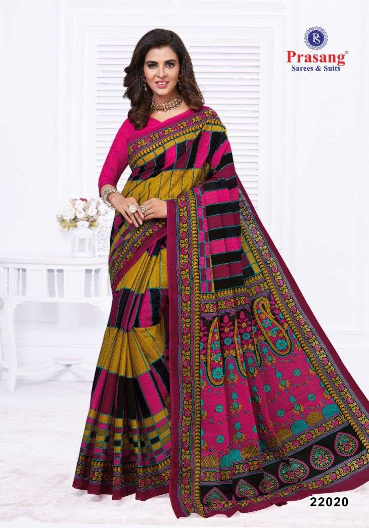 	Prasang Suncity Vol-22 – Cotton Saree -Wholesale Catalog