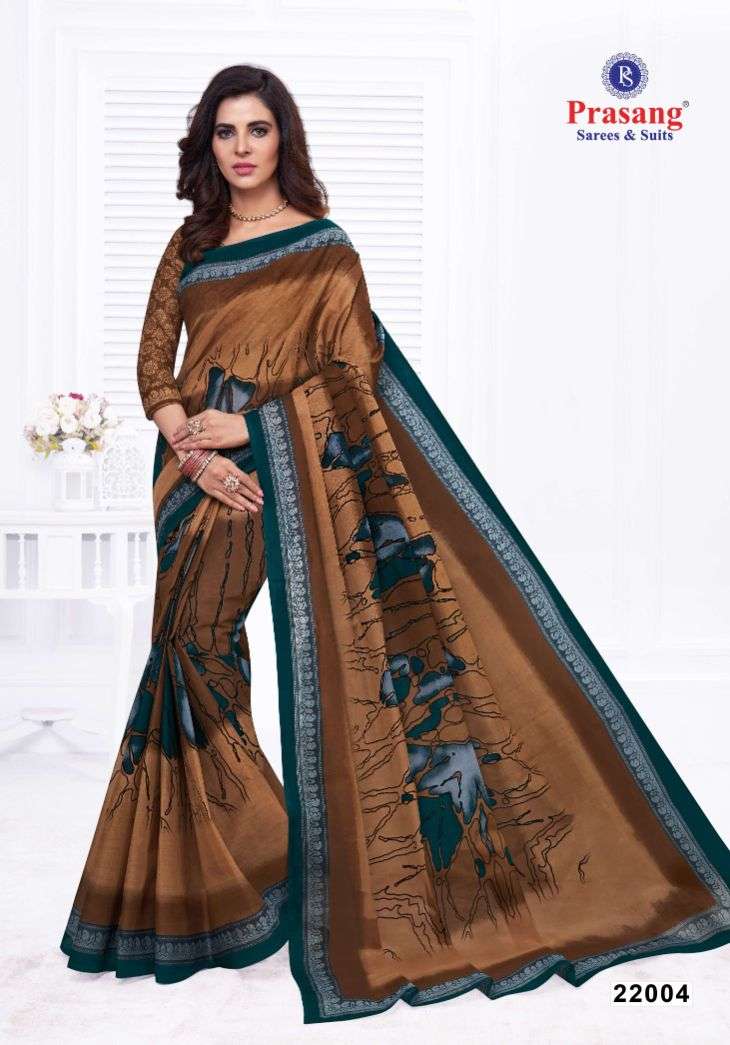 	Prasang Suncity Vol-22 – Cotton Saree -Wholesale Catalog