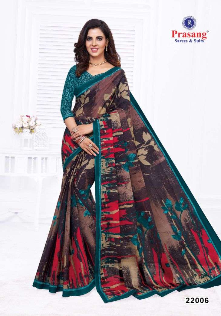 	Prasang Suncity Vol-22 – Cotton Saree -Wholesale Catalog