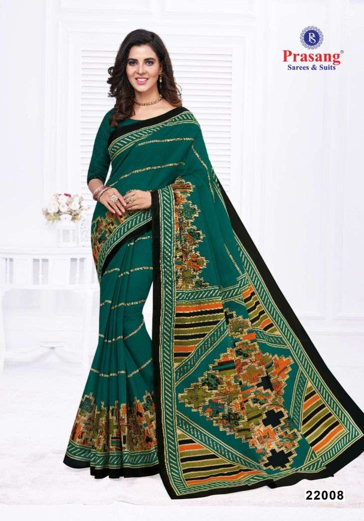 	Prasang Suncity Vol-22 – Cotton Saree -Wholesale Catalog