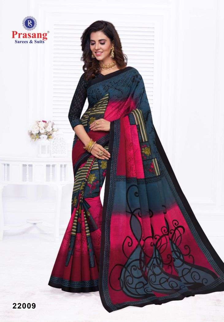 	Prasang Suncity Vol-22 – Cotton Saree -Wholesale Catalog