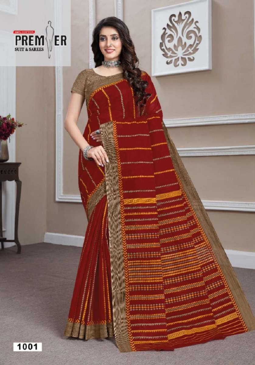 	Premier Vasudha Vol-1 – Cotton Saree -Wholesale Catalog