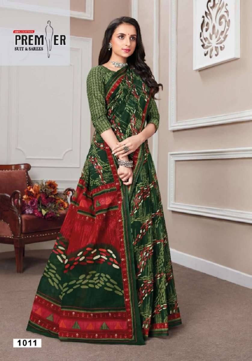 	Premier Vasudha Vol-1 – Cotton Saree -Wholesale Catalog