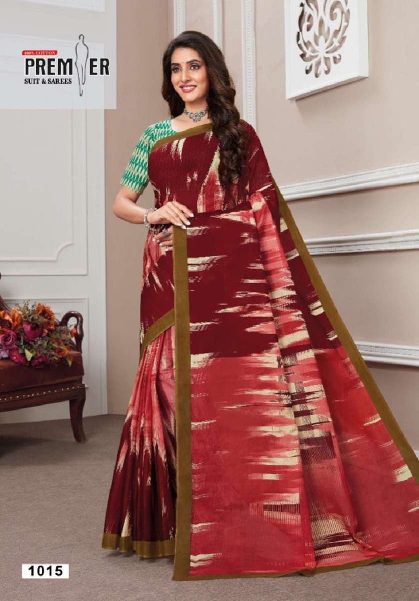 	Premier Vasudha Vol-1 – Cotton Saree -Wholesale Catalog