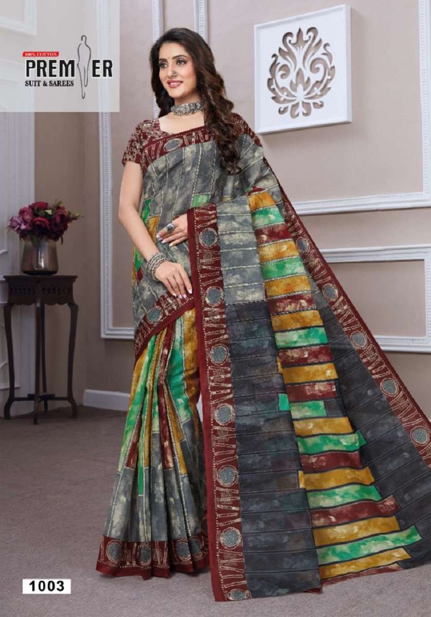 	Premier Vasudha Vol-1 – Cotton Saree -Wholesale Catalog