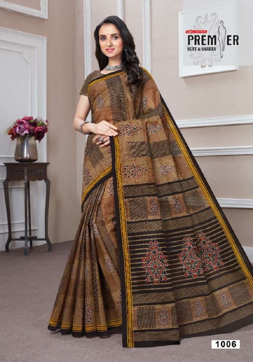 	Premier Vasudha Vol-1 – Cotton Saree -Wholesale Catalog