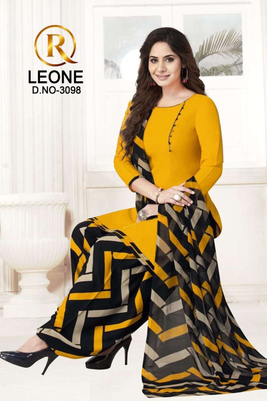R Leone Synthetic Selection Design – Dress Material -Wholesale Catalog