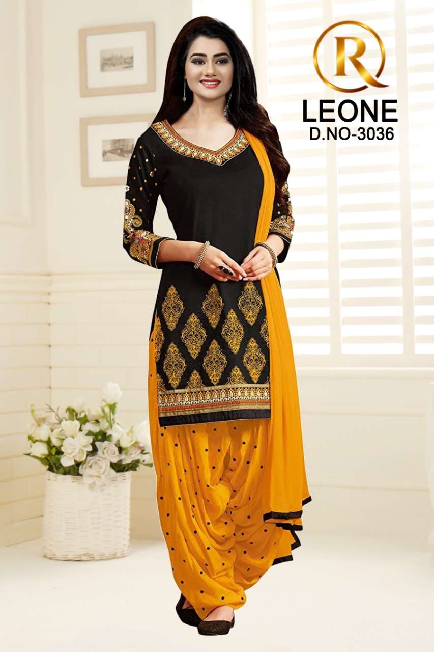 R Leone Synthetic Selection Design – Dress Material -Wholesale Catalog